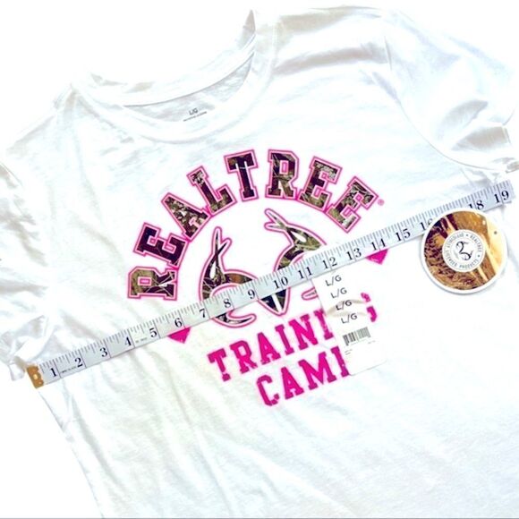 Realtree Training Camp Camo Pink Tee • NWT - Picture 4 of 7